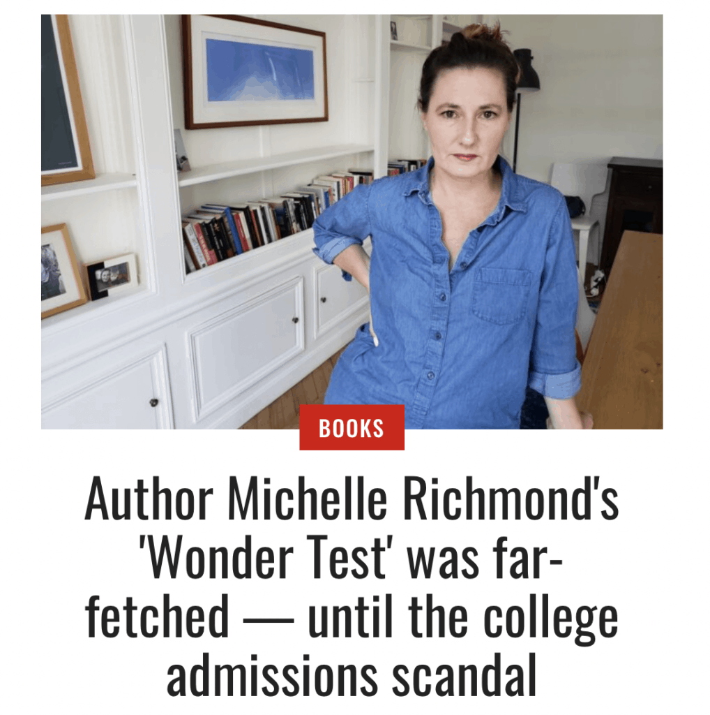 Michelle Richmond author of Silicon Valley novel THE WONDER TEST