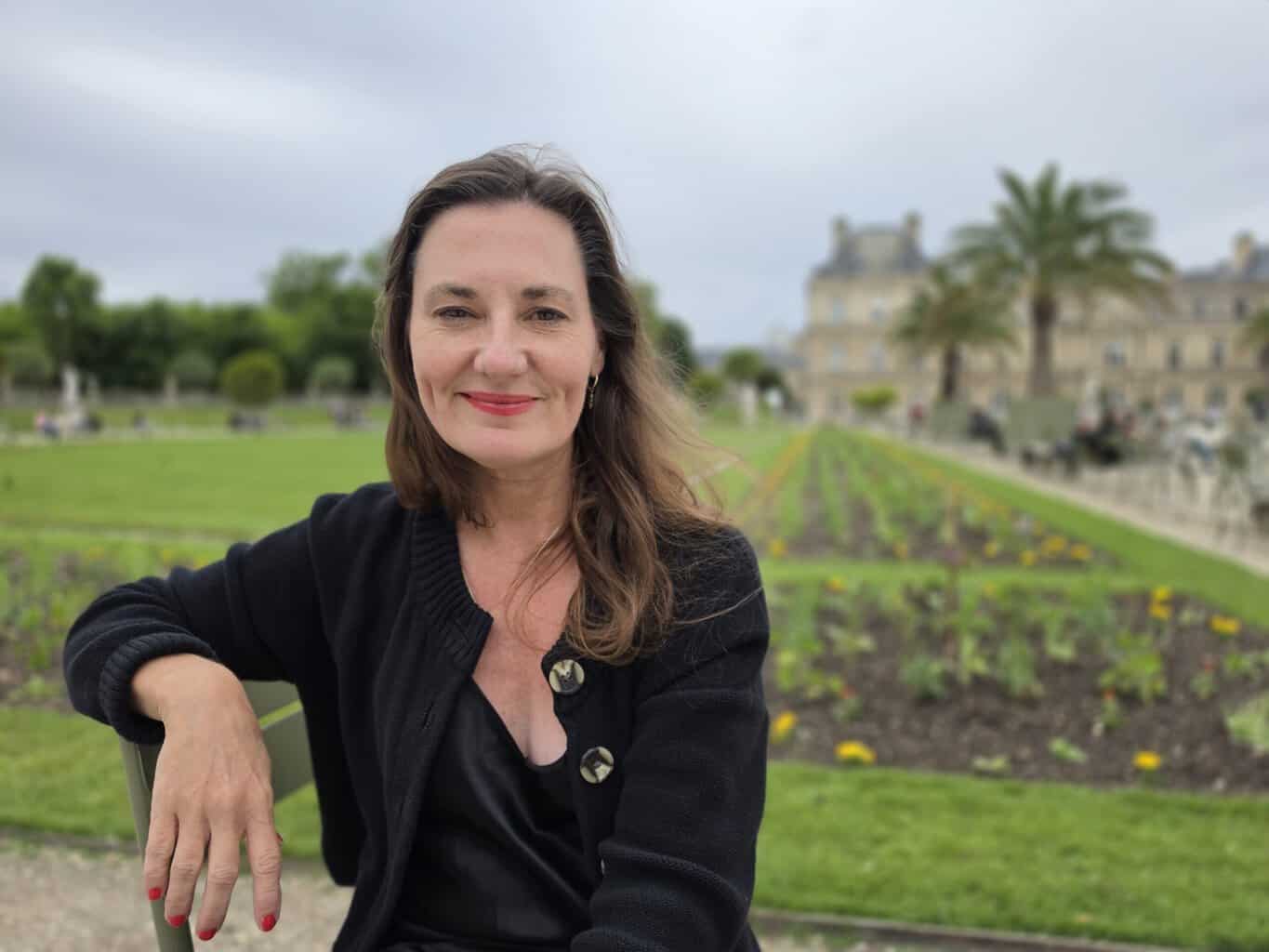Michelle Richmond in the Luxembourg Gardens, Paris